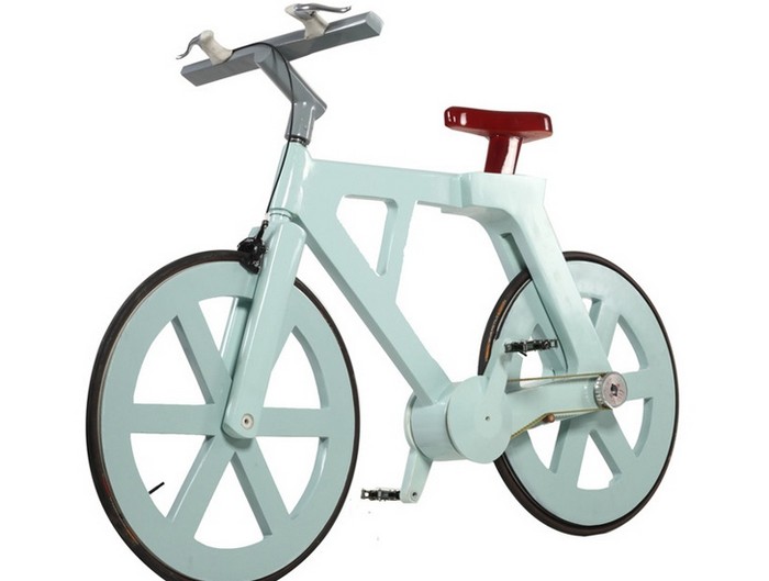 Первый, самый дешевый в мире, картонный велосипед